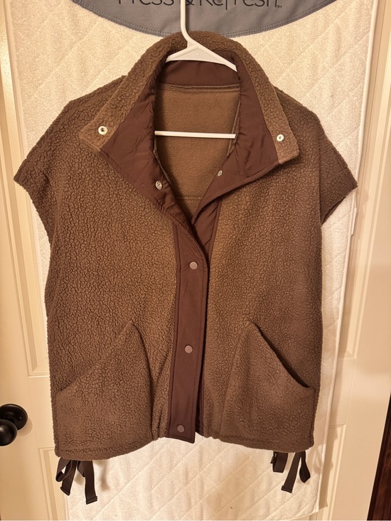 Jackets & Blazers - Brown Sherpa Vest
